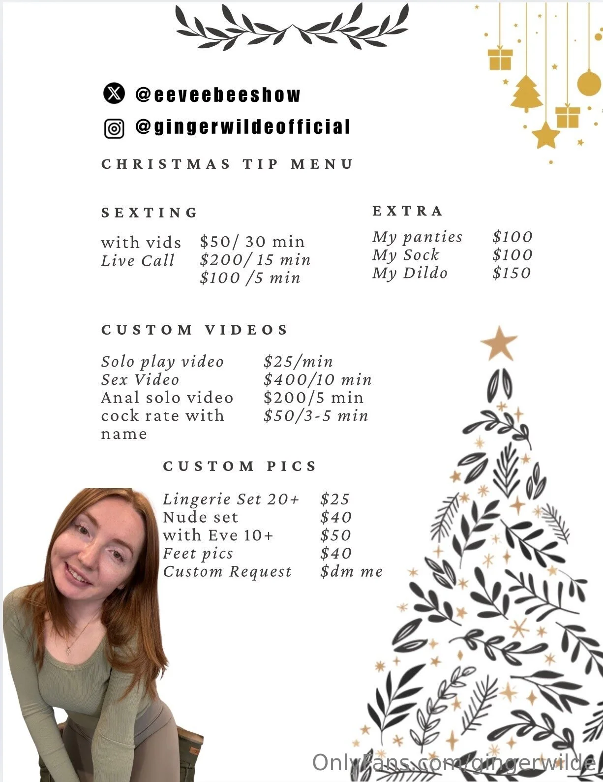 Ginger Wilde 🩷 follow vip