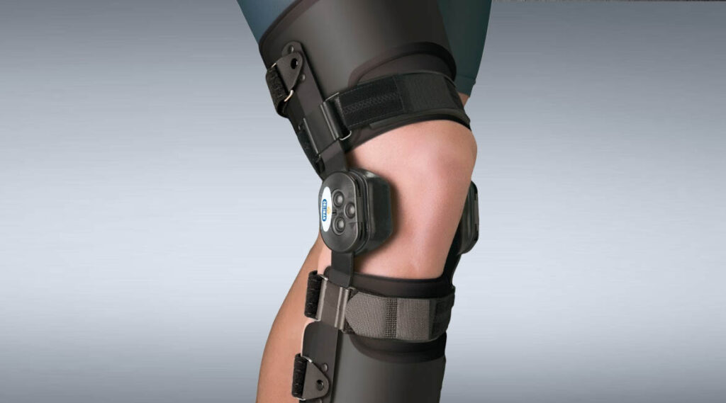 Knee brace for joint support and pain relief