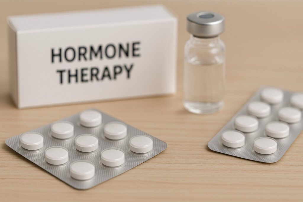 Common hormone therapy medications for prostate cancer treatment in the United States