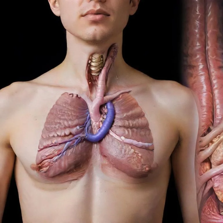 Diagram showing the lower esophageal sphincter between the esophagus and stomach, with one view of normal closure and another view where acid flows back into the esophagus.
